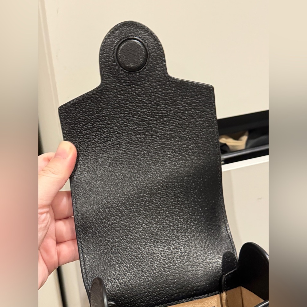GUCCI BLACK LEATHER HORSEBIT 1955 MINI SHOULDER BAG - Picture 11 of 17